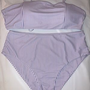 Striped Bikini Set